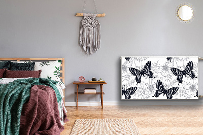 Magnetisk radiatorkåpa Fjärilsteckning