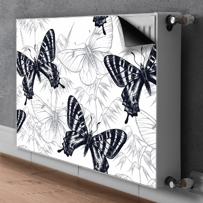 Magnetisk radiatorkåpa Fjärilsteckning