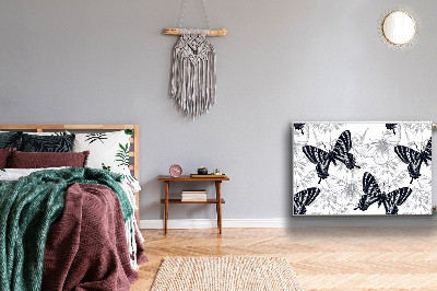Magnetisk radiatorkåpa Fjärilsteckning