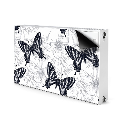 Magnetisk radiatorkåpa Fjärilsteckning