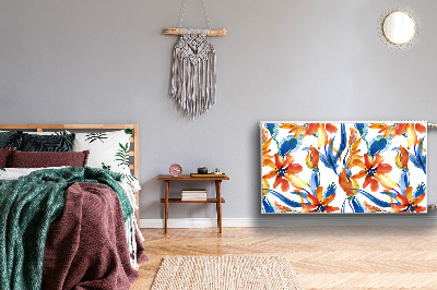 Magnetisk radiatorkåpa Soliga blommor