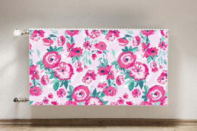 Magnetisk radiatorkåpa Blommor