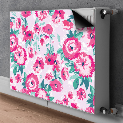 Magnetisk radiatorkåpa Blommor