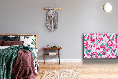 Magnetisk radiatorkåpa Blommor