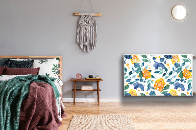 Magnetiskt radiatorskydd Flodhästar och hus