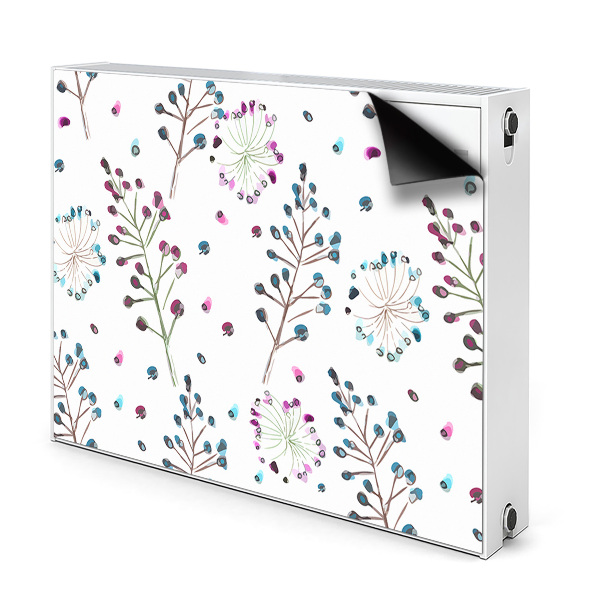 Magnetiskt radiatorskydd Blommotiv