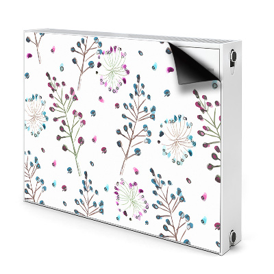 Magnetiskt radiatorskydd Blommotiv