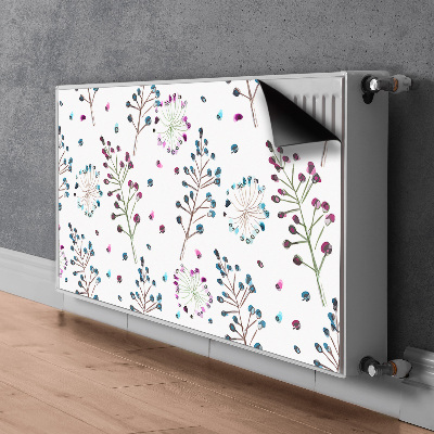 Magnetiskt radiatorskydd Blommotiv