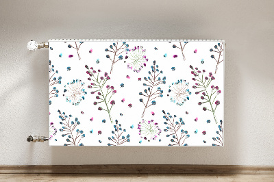 Magnetiskt radiatorskydd Blommotiv