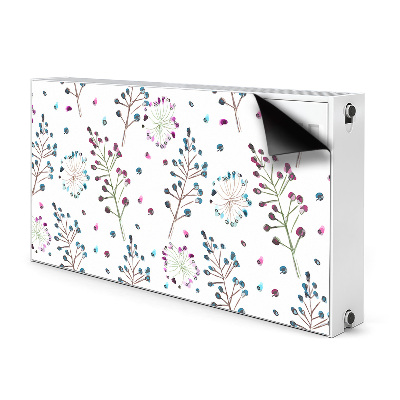 Magnetiskt radiatorskydd Blommotiv