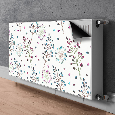 Magnetiskt radiatorskydd Blommotiv