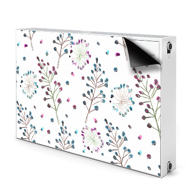 Magnetiskt radiatorskydd Blommotiv