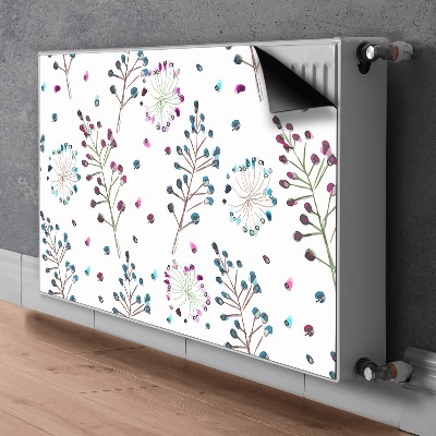 Magnetiskt radiatorskydd Blommotiv