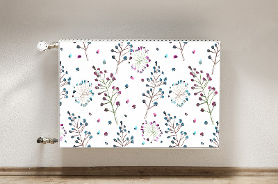 Magnetiskt radiatorskydd Blommotiv