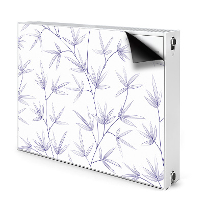 Magnetisk radiatorkåpa Blad