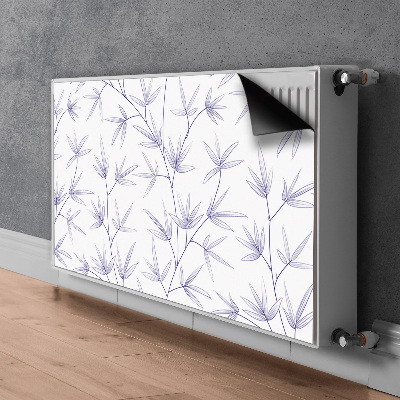 Magnetisk radiatorkåpa Blad