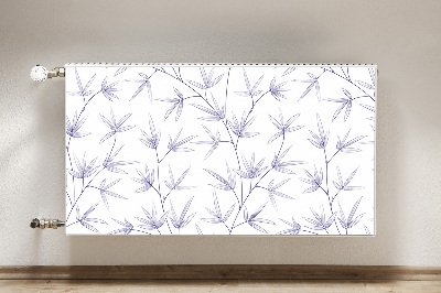 Magnetisk radiatorkåpa Blad