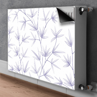 Magnetisk radiatorkåpa Blad