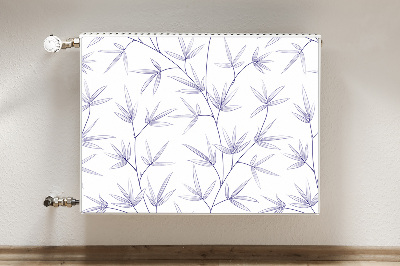 Magnetisk radiatorkåpa Blad