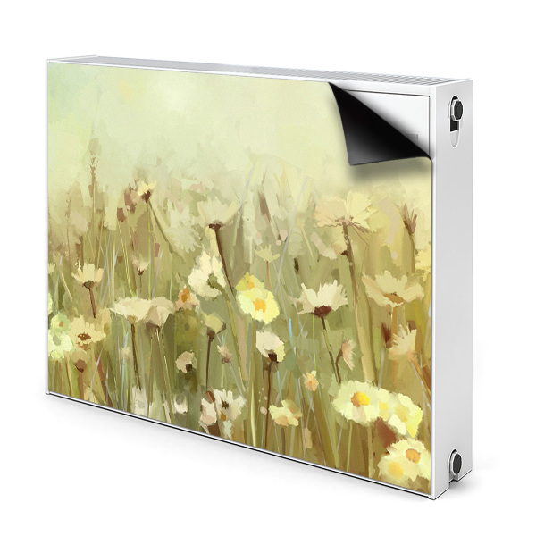 Magnetiskt radiatorskydd Fältblommor