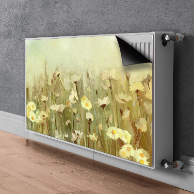 Magnetiskt radiatorskydd Fältblommor