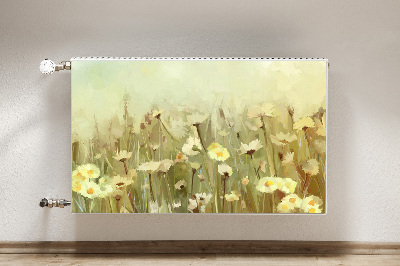 Magnetiskt radiatorskydd Fältblommor