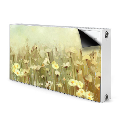 Magnetiskt radiatorskydd Fältblommor