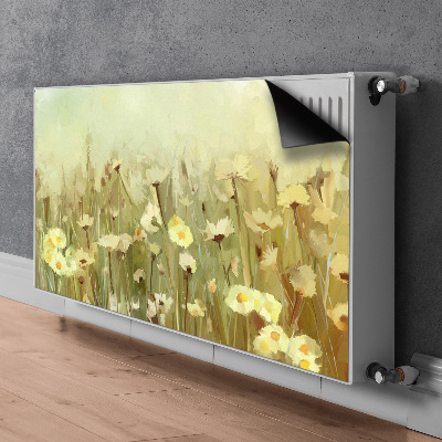Magnetiskt radiatorskydd Fältblommor