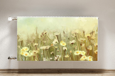 Magnetiskt radiatorskydd Fältblommor