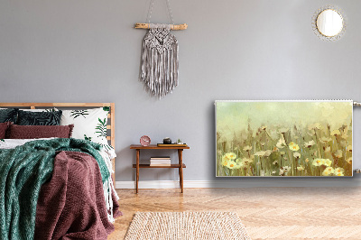 Magnetiskt radiatorskydd Fältblommor