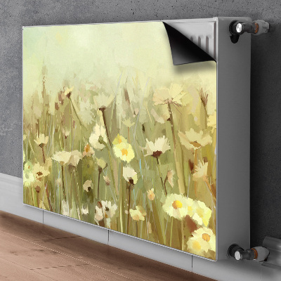 Magnetiskt radiatorskydd Fältblommor