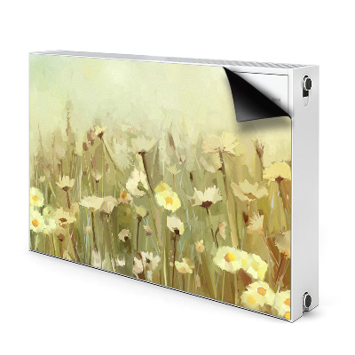 Magnetiskt radiatorskydd Fältblommor