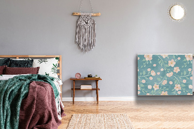 Magnetisk radiatorkåpa Pastellblommor