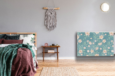 Magnetisk radiatorkåpa Pastellblommor