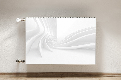 Magnetiskt radiatorskydd 3d abstraktion