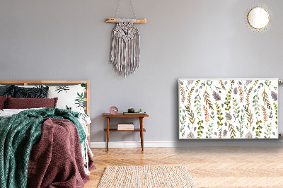 Magnetiskt radiatorskydd Färgglada löv