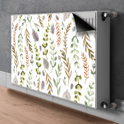 Magnetiskt radiatorskydd Färgglada löv