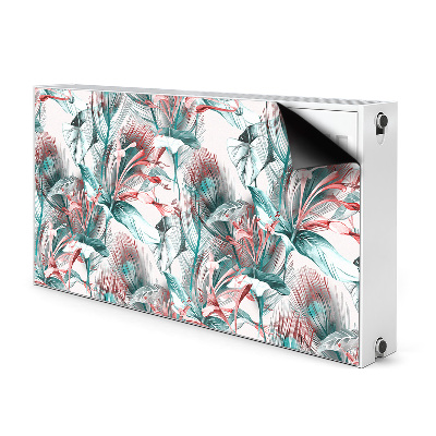Magnetisk radiatorkåpa Tropisk teckning