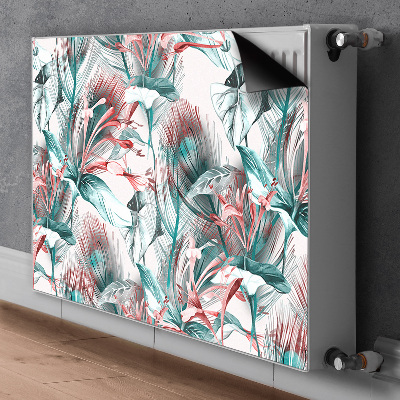 Magnetisk radiatorkåpa Tropisk teckning