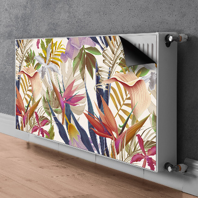 Magnetisk radiatorkåpa Mörk djungel