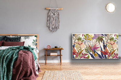 Magnetisk radiatorkåpa Mörk djungel