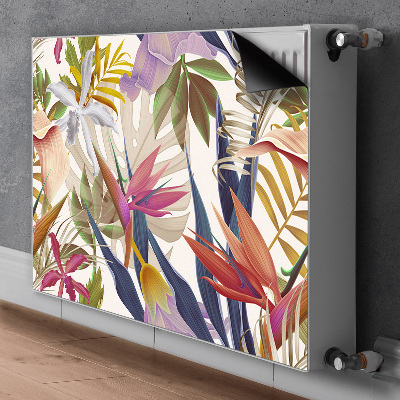 Magnetisk radiatorkåpa Mörk djungel