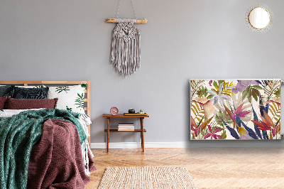Magnetisk radiatorkåpa Mörk djungel