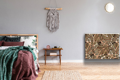 Magnetiskt radiatorskydd Mesh av kopparträ