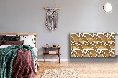 Magnetiskt radiatorskydd Trämönster