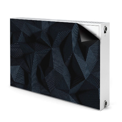 Magnetisk radiatorkåpa Geometrisk 3D-grafik