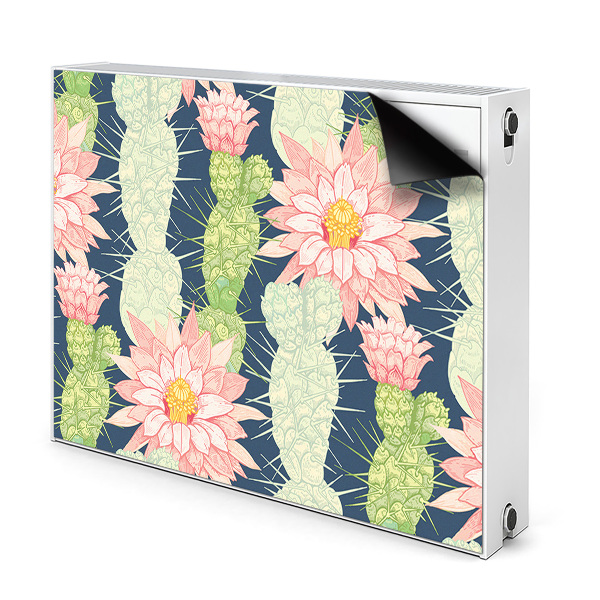 Magnetisk radiatorkåpa Kaktus blommor