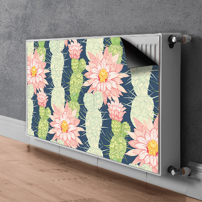 Magnetisk radiatorkåpa Kaktus blommor