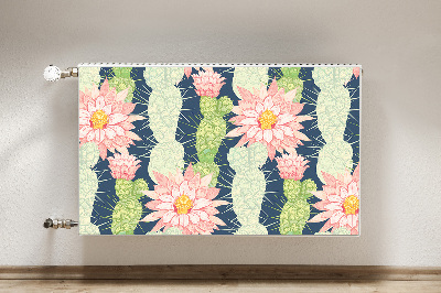 Magnetisk radiatorkåpa Kaktus blommor