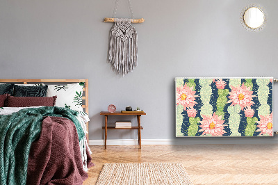 Magnetisk radiatorkåpa Kaktus blommor